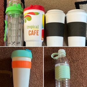 On-the-go beverage holder bundle
